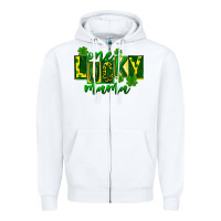 White one lucky mama st patricks Zipper Hoodie - FaDigitalArtStudio