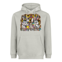 Moon Dust Happy Easter Heavyweight Hoodie - CowhideDigitalArt