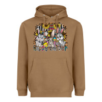 Toasted Coconut Happy Easter Heavyweight Hoodie - CowhideDigitalArt