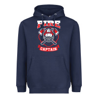Navy fire captain firefighter fireman job Heavyweight Hoodie - tuanDangUi