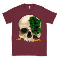 Burgundy St patrick's  skeleton Classic Tee - Bettercallsaul