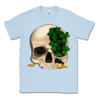 Dusty Blue St patrick's  skeleton Classic Tee - Bettercallsaul