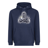 Navy dishonored   corvo Heavyweight Hoodie - tuanDangUi