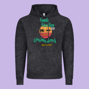 Family Vacation 2020 Read Or Not Virginia Beach Here We Come Vintage Hoodie Designed By Bettercallsaul