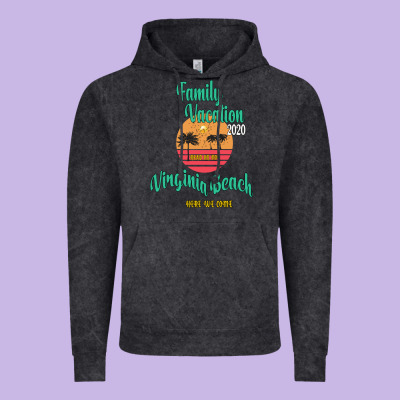 Family Vacation 2020 Read Or Not Virginia Beach Here We Come Vintage Hoodie Designed By Bettercallsaul