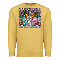 Antique Gold easter Premium Sweatshirt - CowhideDigitalArt