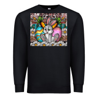 Black easter Premium Sweatshirt - CowhideDigitalArt
