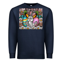 Navy easter Premium Sweatshirt - CowhideDigitalArt