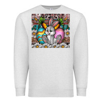 Oatmeal Heather easter Premium Sweatshirt - CowhideDigitalArt