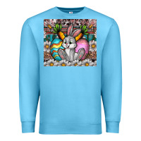 Ocean Blue easter Premium Sweatshirt - CowhideDigitalArt