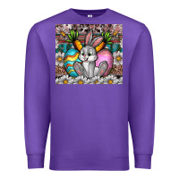 Purple easter Premium Sweatshirt - CowhideDigitalArt