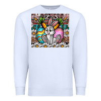 White easter Premium Sweatshirt - CowhideDigitalArt