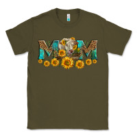 Army Green charolais cow mom Classic Tee - LillyAllenDesigns