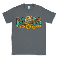 Charcoal Heather charolais cow mom Classic Tee - LillyAllenDesigns