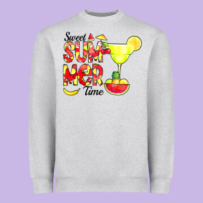 Sweet Summer Time Fruits Heavyweight Sweatshirt Designed By Cowcowdesign