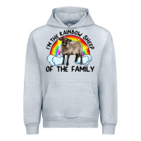 Heather Grey i'm the rainbow sheep of the family suffolk sheep black face sheep Urban Hoodie - Artiststas