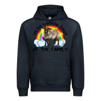 Navy i'm the rainbow sheep of the family suffolk sheep black face sheep Urban Hoodie - Artiststas