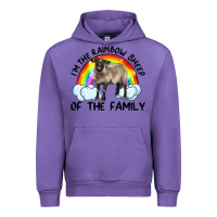 Tulip i'm the rainbow sheep of the family suffolk sheep black face sheep Urban Hoodie - Artiststas