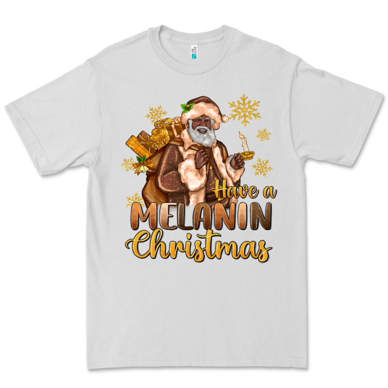 Have A Melanin Christmas Black Santa Premium Tee by MaliasSmallBusiness | Teevron