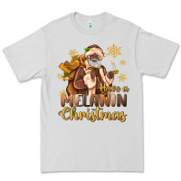 Dove Grey have a melanin christmas black santa Premium Tee - MaliasSmallBusiness
