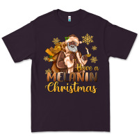 Plum have a melanin christmas black santa Premium Tee - MaliasSmallBusiness