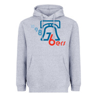 Heather Grey bell,76ers Heavyweight Hoodie - tuanDangUi