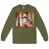 Army Green never retring from reading Long Sleeve Tee - TumblerDesignByShophia
