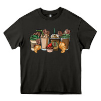Asphalt coffee coffee cups Heavy Core Tee - NancyCooperArtShop