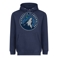 Navy the timberwolves Heavyweight Hoodie - tuanDangUi