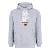 Heather Grey funny cigar smoker humidor gift set cigar lover sm Heavyweight Hoodie - tuanDangUi