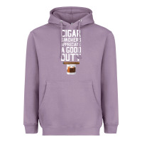 Lavender funny cigar smoker humidor gift set cigar lover sm Heavyweight Hoodie - tuanDangUi