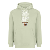 Matcha funny cigar smoker humidor gift set cigar lover sm Heavyweight Hoodie - tuanDangUi