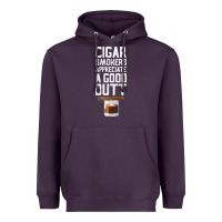 Plum funny cigar smoker humidor gift set cigar lover sm Heavyweight Hoodie - tuanDangUi