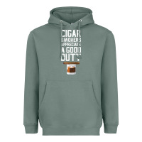 Sage funny cigar smoker humidor gift set cigar lover sm Heavyweight Hoodie - tuanDangUi