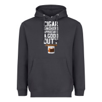 Funny Cigar Smoker Humidor Gift Set Cigar Lover Sm Heavyweight Hoodie | Teevron
