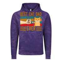 Cloud Purple Best Cat Dad Ever Vintage Hoodie - Bettercallsaul