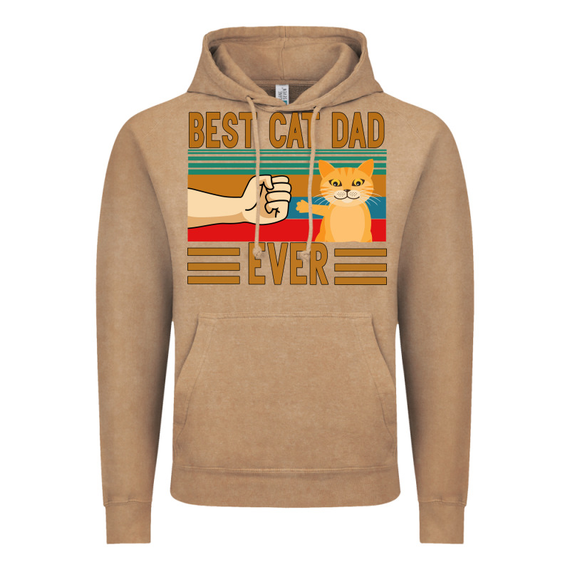 Best Cat Dad Ever Vintage Hoodie by Bettercallsaul | Teevron