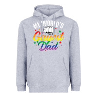 Heather Grey 1 worlds gayest dad funny fathers day lgbt pride r Heavyweight Hoodie - tuanDangUi