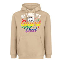 Mushroom 1 worlds gayest dad funny fathers day lgbt pride r Heavyweight Hoodie - tuanDangUi