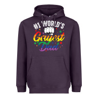 Plum 1 worlds gayest dad funny fathers day lgbt pride r Heavyweight Hoodie - tuanDangUi