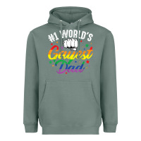 Sage 1 worlds gayest dad funny fathers day lgbt pride r Heavyweight Hoodie - tuanDangUi
