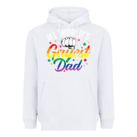 White 1 worlds gayest dad funny fathers day lgbt pride r Heavyweight Hoodie - tuanDangUi