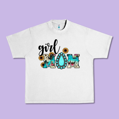 Girl Mom Urban Heavy Tee Designed By Jahusdesignshop