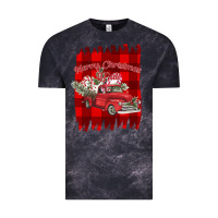 Cloud Black Merry Christmas Y'all Truck Vintage Tee - Bettercallsaul