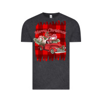 Vintage Black Merry Christmas Y'all Truck Vintage Tee - Bettercallsaul