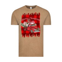 Vintage Coffee Merry Christmas Y'all Truck Vintage Tee - Bettercallsaul