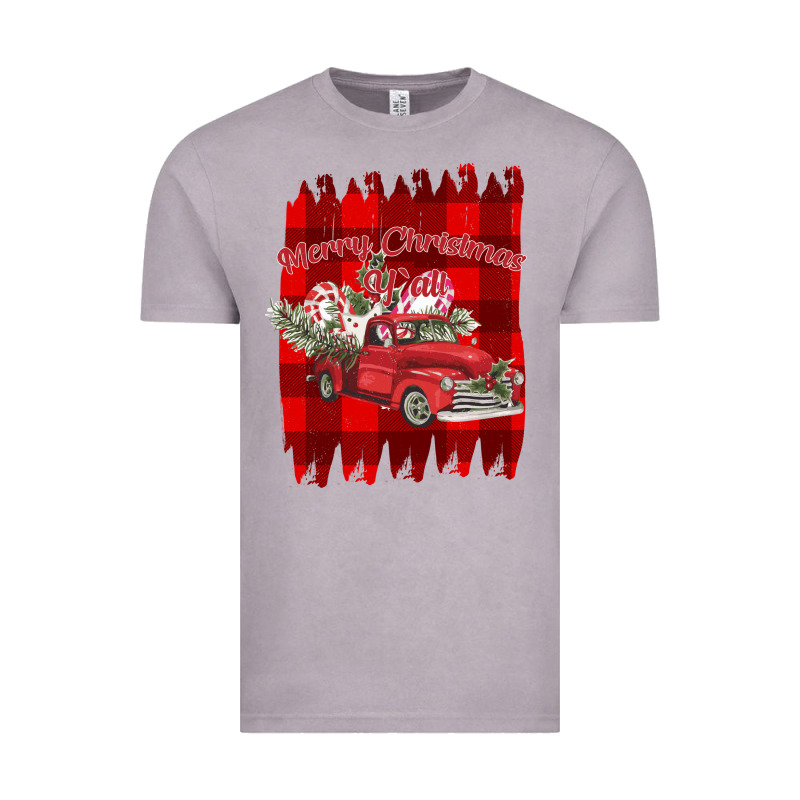 Merry Christmas Y'all Truck Vintage Tee by Bettercallsaul | Teevron