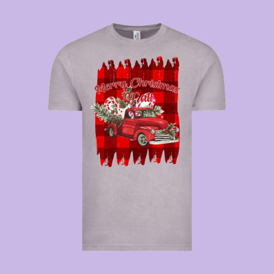 Merry Christmas Y'all Truck Vintage Tee Designed By Bettercallsaul