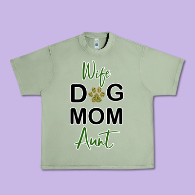 Wife Dog Mom Aunt Urban Heavy Tee Designed By Bettercallsaul