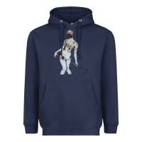 Navy silent hill nurse Heavyweight Hoodie - tuanDangUi